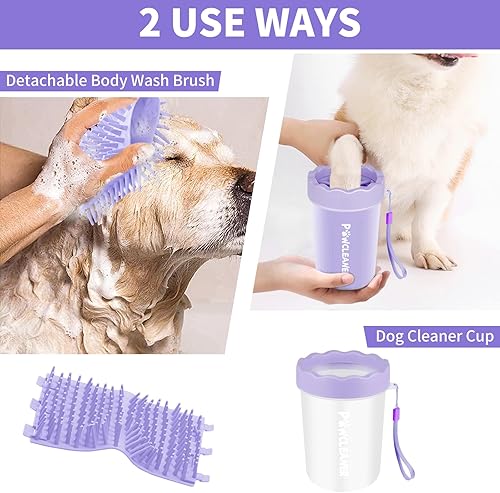 Miniatura 38 de Limpiador de patas de perro, limpiador de patas de perro, limpiador de patas fangosas, limpiador de pies de mascotas para perros y gatos de raza