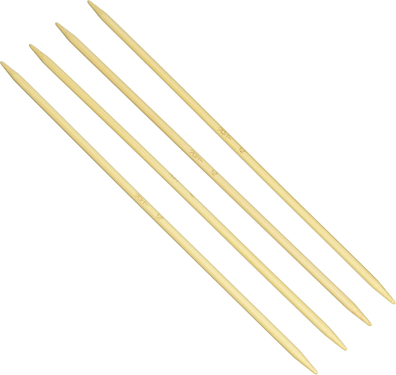 Clover 54-412 Takumi Clover Knitting Needles, 4 Needles, 11.8 inches (30 cm), No. 12