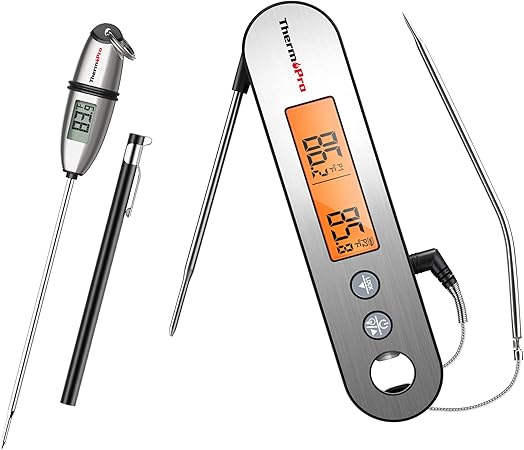 Review ThermoPro TP02S Instant Read Meat Thermometer + ThermoPro TP610 Dual Probe Instant Read Meat Thermometer Review ThermoPro TP02S Instant Read Meat Thermometer + ThermoPro TP610 Dual Probe Instant Read Meat Thermometer