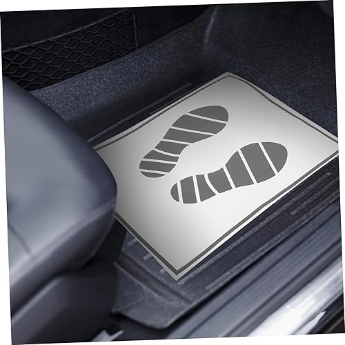 Miniatura 7 de BESPORTBLE 50 alfombrillas de papel automotrices para vehículos, protección de papel para el suelo del automóvil, almohadillas desechables para el