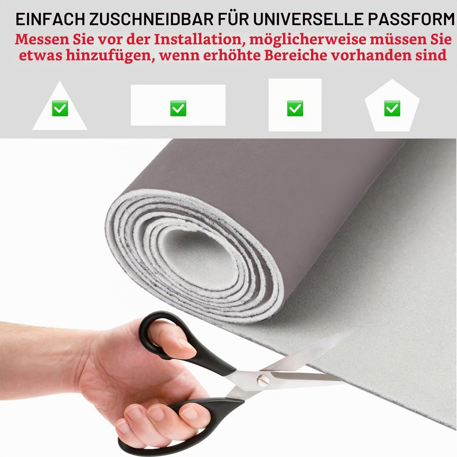 Dachhimmel Stoff, 250cm x 150cm, Dunkelgrau Autohimmelstoff Himmelstoff Wildleder Optik Kunstleder mit 4mm Schaumstoffrücken, Innenverkleidung Bezugsstoff für Auto Caravan Boot Wohnmobil DIY