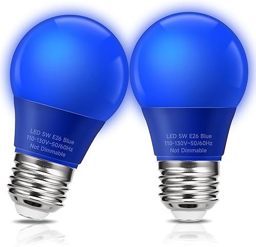 Bombillas amarillas para insectos, luces LED de insectos para luces exteriores de porche, bombilla nocturna ámbar A15, equivalente a 5 W, bombillas