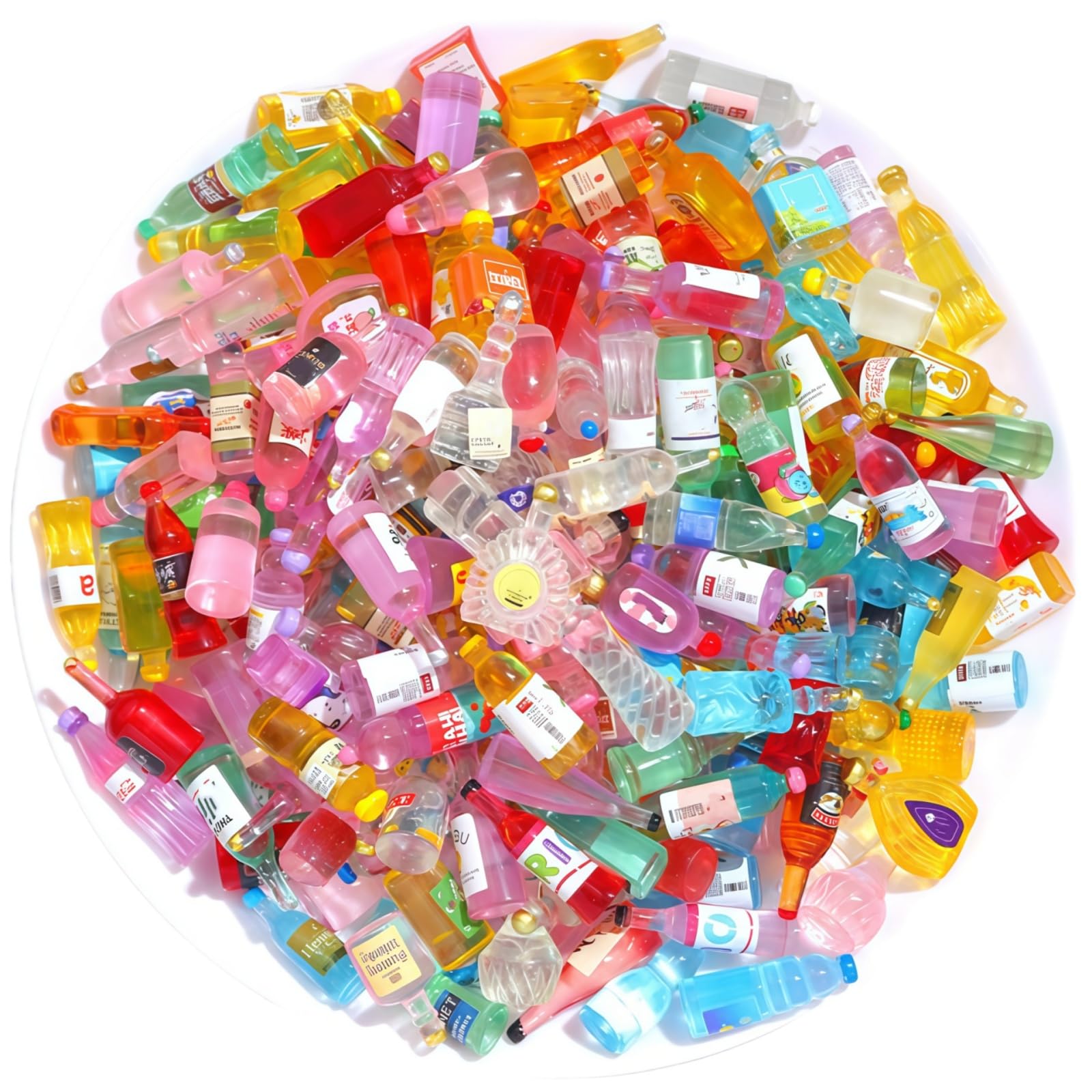 100pcs Cute Slime Charms Mixed Set Resin Flatback for DIY Craft Making and Ornament Scrapbooking Beads Assorted Candy Fruit Cake Resin Christmas Gifts Trellis Resin Ornament Kit Making Supplies