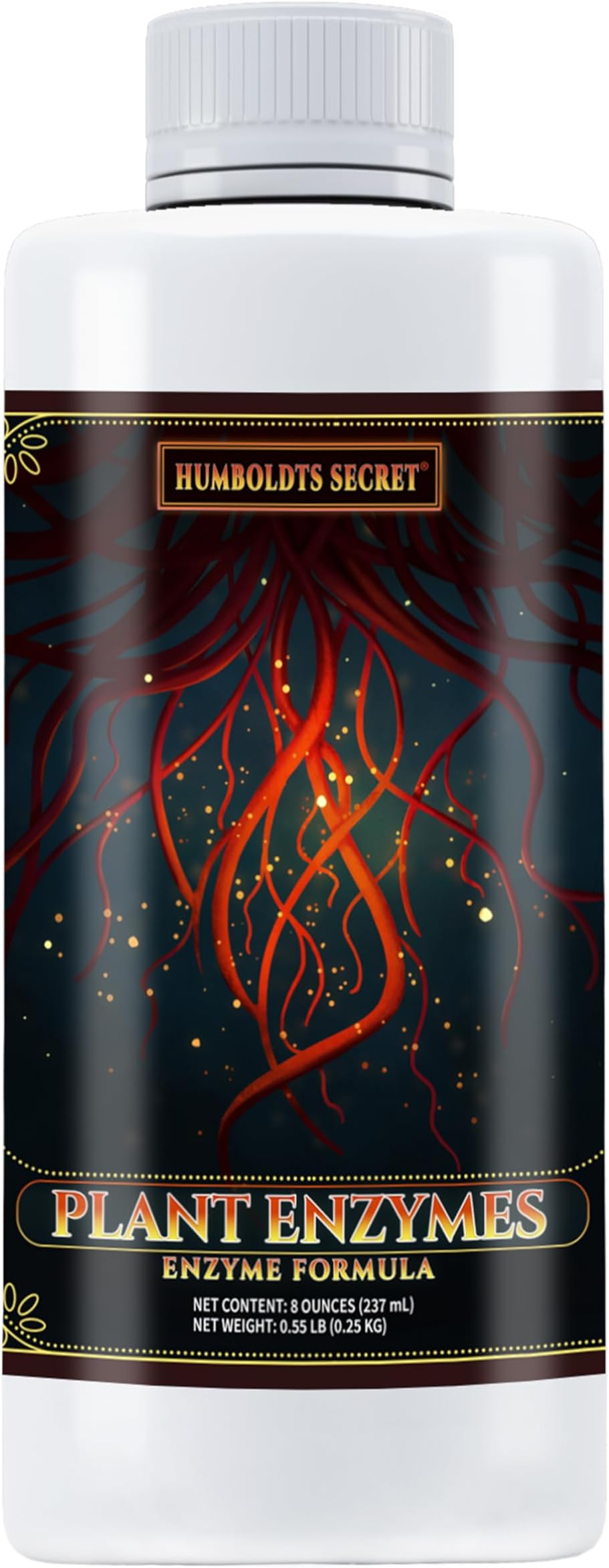 Humboldts Secret Plant Enzymes | 7,000 Active Units per mL | Root & Soil Enzyme Additive for Hydroponic and Aeroponic Systems | Boosts Growth and Root Strength for Maximum Nutrient Uptake | 8 Ounce