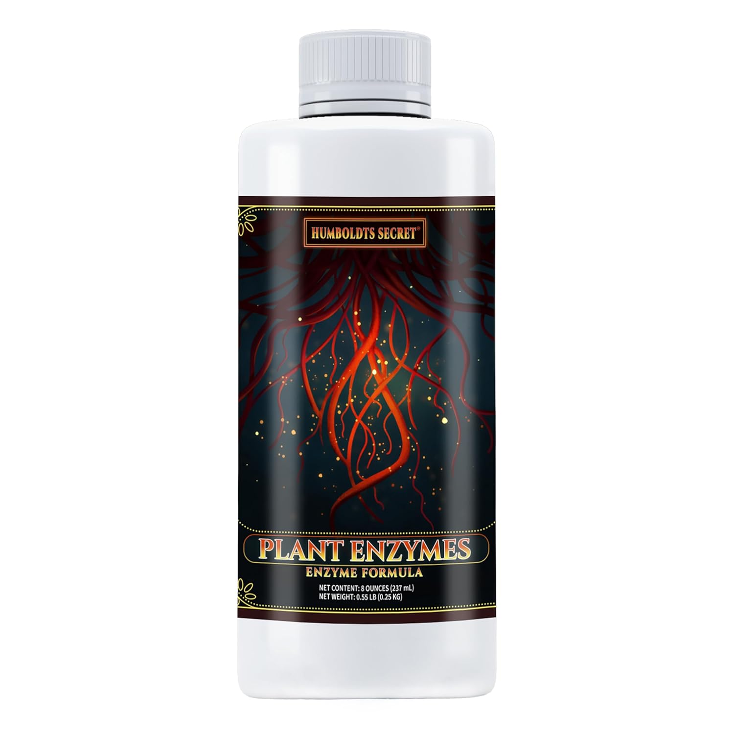 Humboldts Secret Plant Enzymes | 7,000 Active Units per mL | Root & Soil Enzyme Additive for Hydroponic and Aeroponic Systems | Boosts Growth and Root Strength for Maximum Nutrient Uptake | 8 Ounce