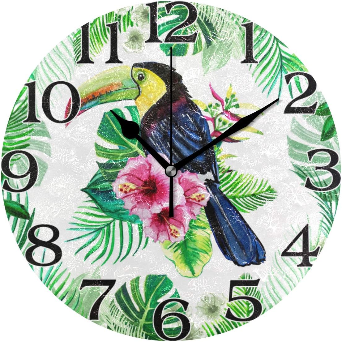 orologio da parete con uccelli