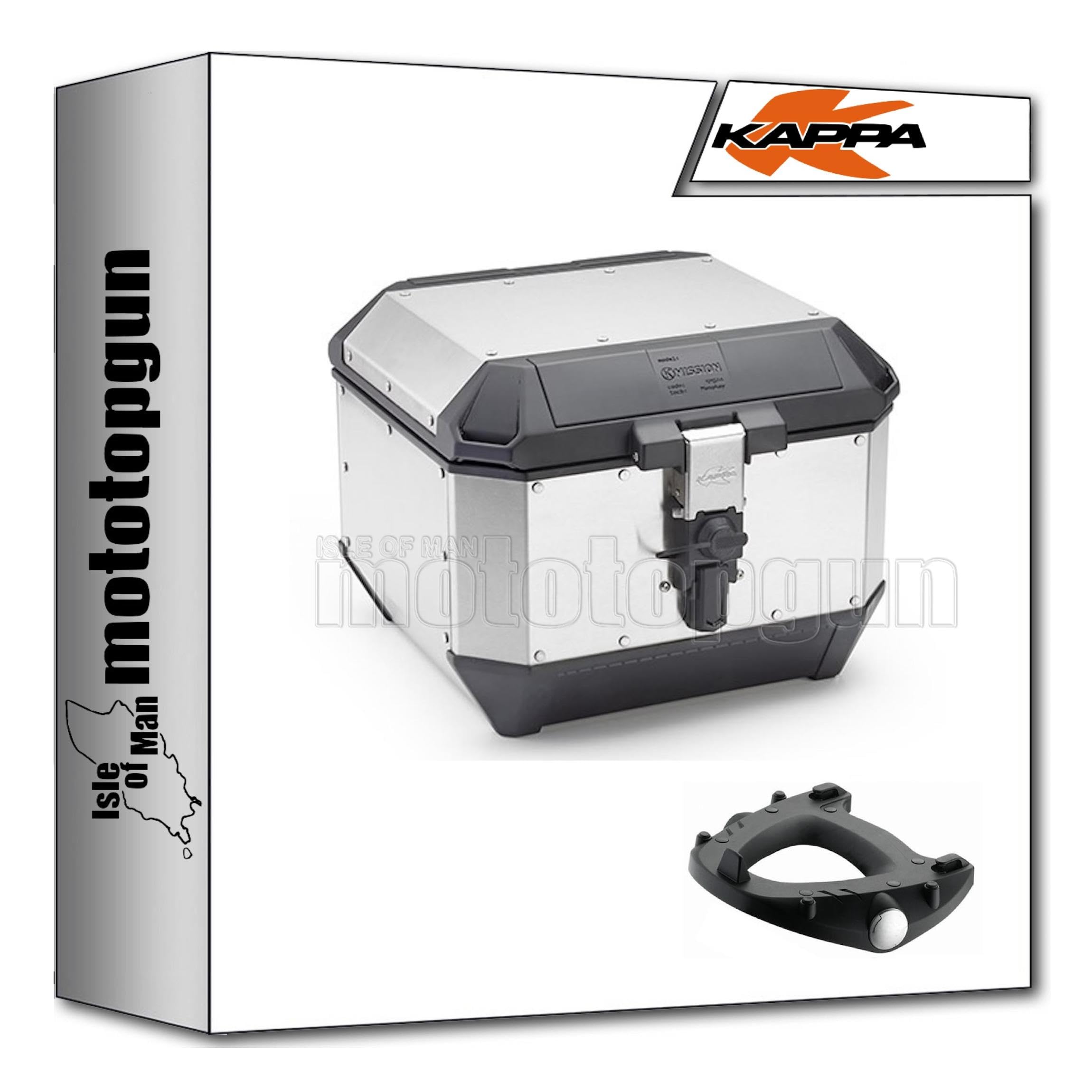 Top case Kappa KMS44A support KZ727 platine KM5 Triumph Street Triple 675
