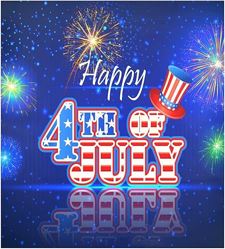 Kigai Cubierta magnética para lavavajillas del 4 de julio, cubierta magnética para panel de puerta de nevera de cocina, cubierta magnética para