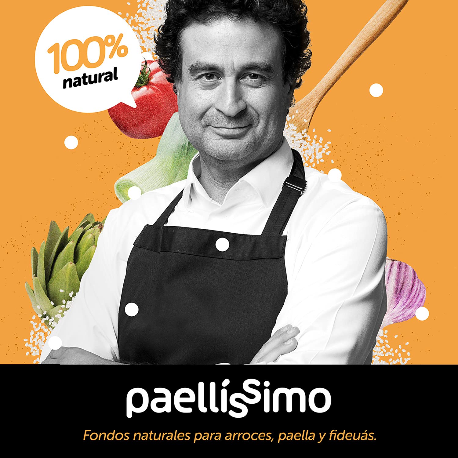 Paellissimo - Kit Preparado para Arroz a Banda, la Paella Tradicional de Pescado | Plato Precocinado Casero 100% Natural y Sin Gluten | 2-3 Personas | 2 Unidades