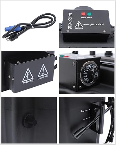 Miniatura 9 de Máquina de niebla de humo de escenario 6000 W CO2 Jet Efecto de escenario Máquina de hielo seco 2150ft Cobertura Halloween Boda Disco Club Fiesta de