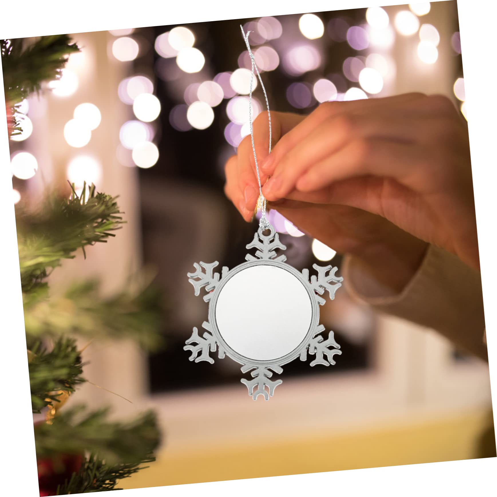 Alipis 15stücke Teiliges Weihnachts Pendants Wärmeübertragungs Schneeflocken Für Festliche Dekorationen Und Kreative Bastelprojekte