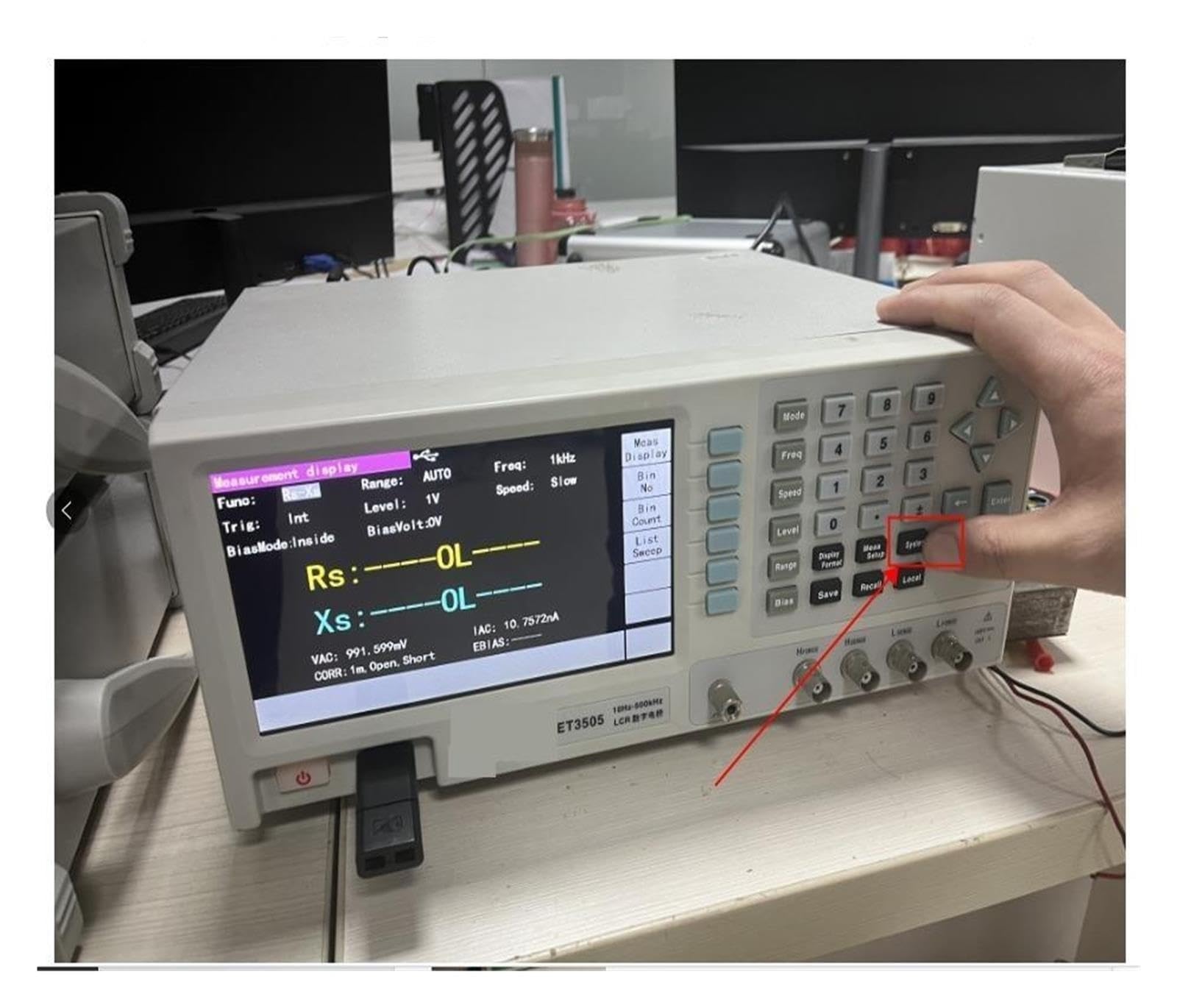 Tester Per Misuratori LCR Da Banco Grado Di Laboratorio Con Precisione O 0,05%