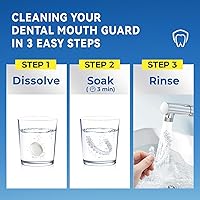 Vista 6 de Protector Bucal para Morder los Dientes por la Noche: Protector Dental Moldeable para Dormir - Protección Nocturna para los Dientes con 12 Tabletas