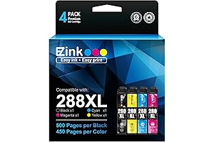 E-Z Ink(TM) Remanufactured Ink Cartridge Replacement for Epson 288XL 288 XL T288XL High Yield