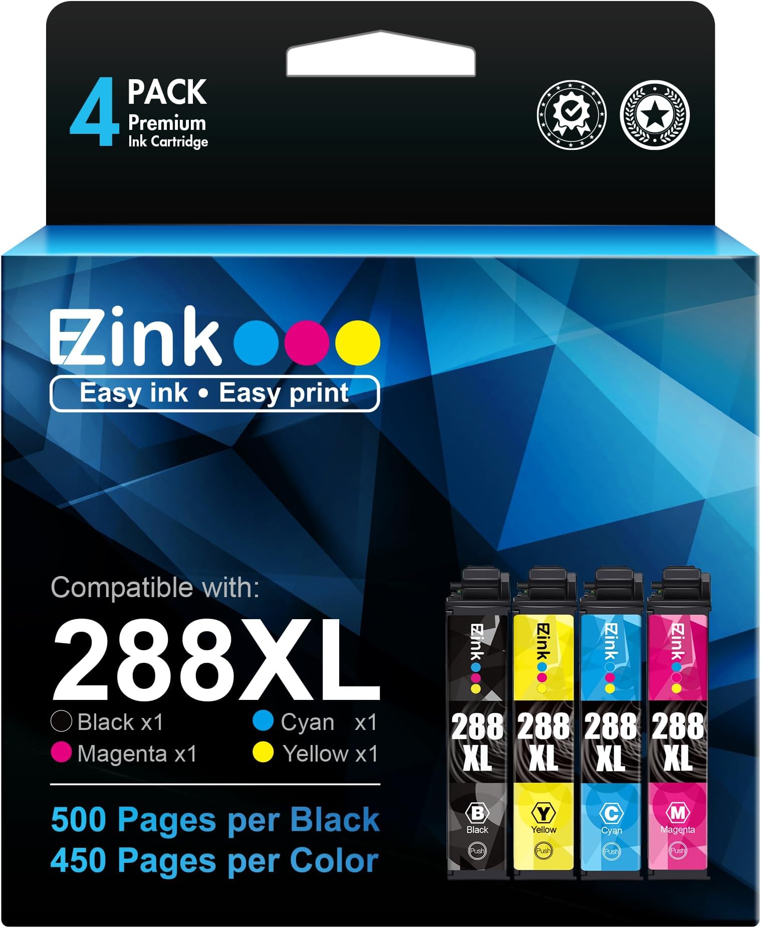 6-Pack Remanufactured 312XL 314XL High Yield Ink Cartridges - Compatible With Epson Expression Photo XP-15000, XP-8500, XP-8600 Printers