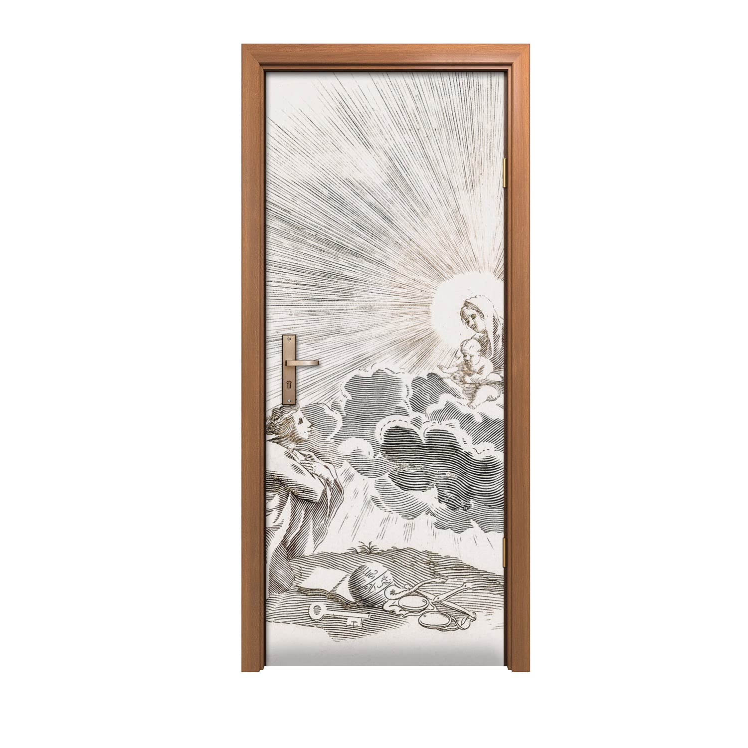 Autocollant de porte 90x200cm haut de gamme pour une décoration de chambre enfant