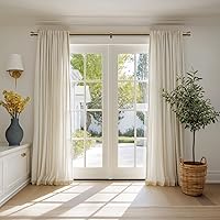 Vista 2 de Barras de cortina de bronce antiguo para ventanas de 28 a 48 pulgadas, longitud ajustable, resistente, 1 pulgada de diámetro, con remates de metal