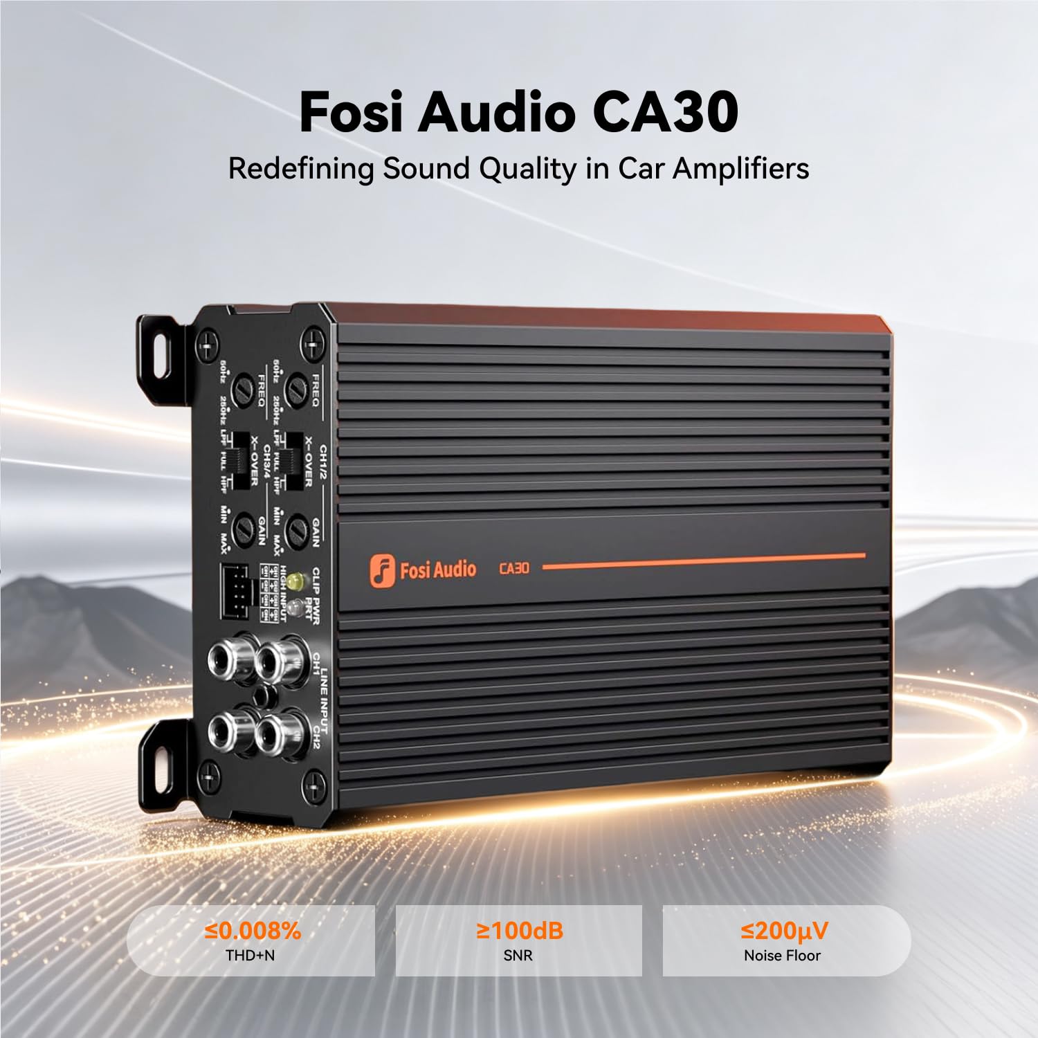 Fosi Audio CA30 4チャンネル クラスDアンプ 本体 Amazon.com: Fosi Audio CA30 4 Channel Car Amplifier Mini Class D