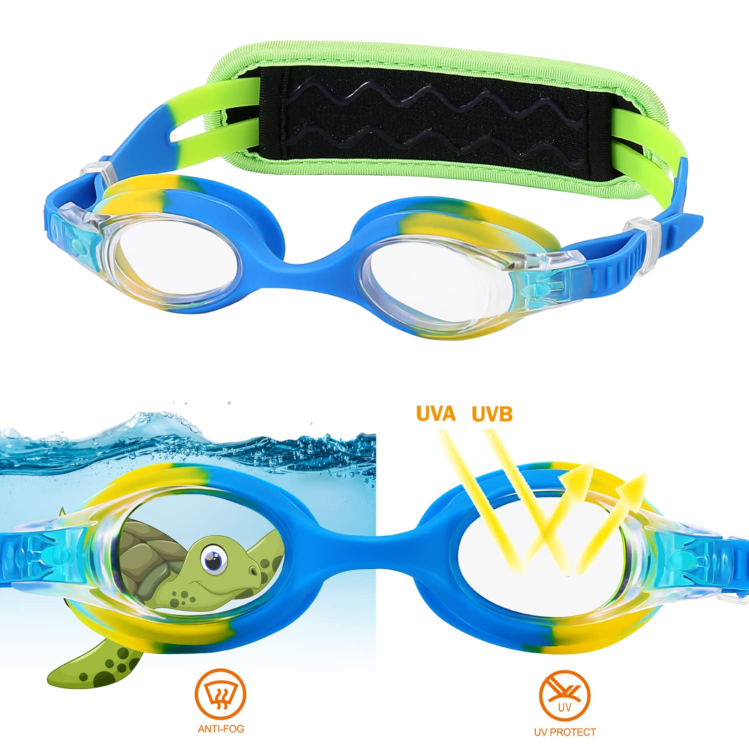 Uni Schwimmbrille für Kinder, Kleinkinder, 1 Stück