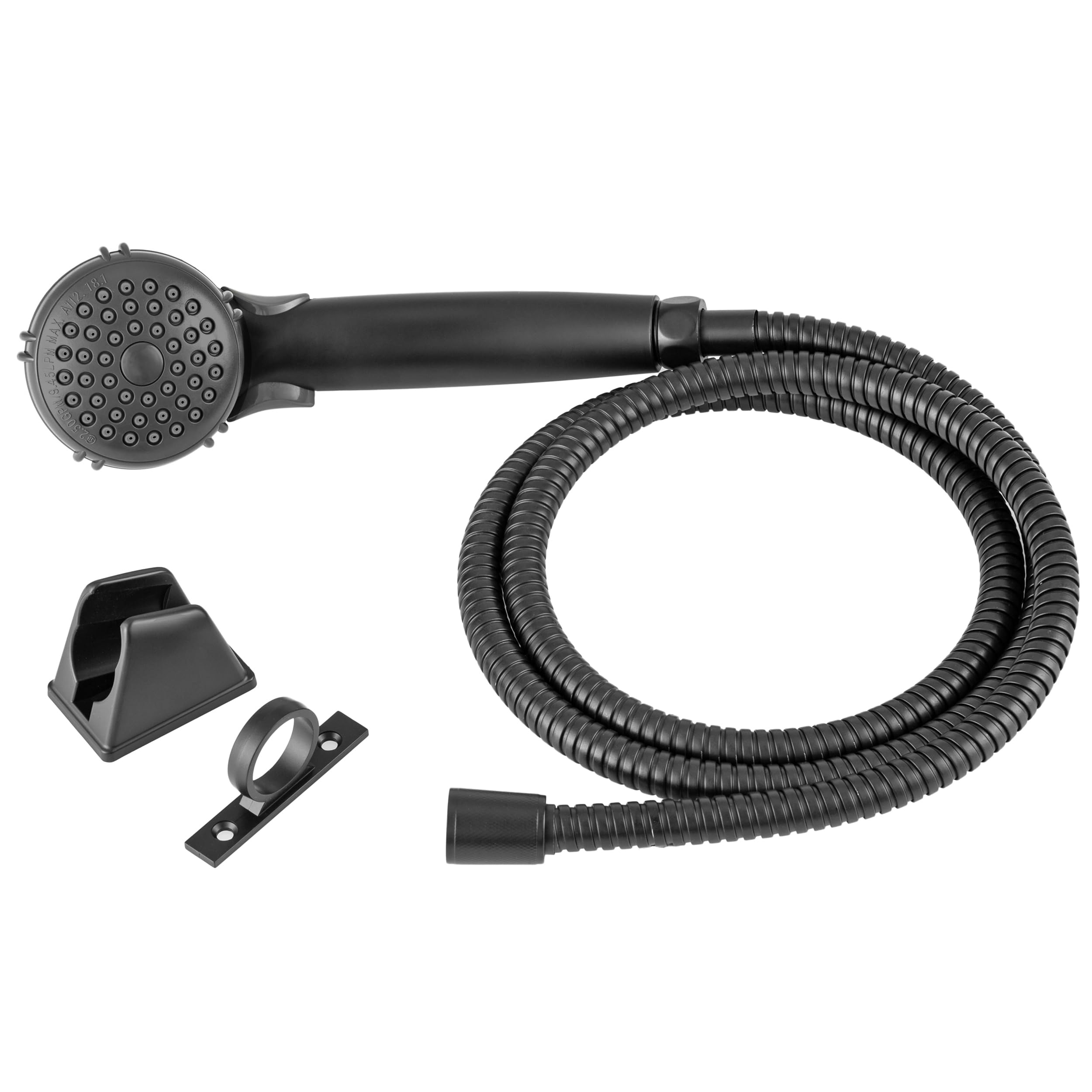 Dura Faucet DF-SA400K-MB RV Handheld Shower Head Hose Kit (Matte Black)