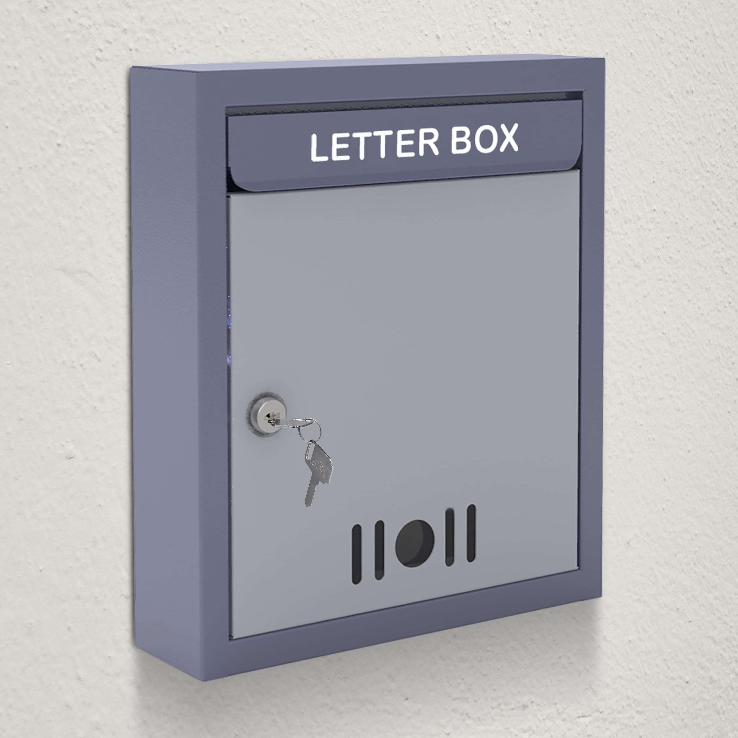 Planet Wall Mount Letter Box/A4 Size Suggestion Box/Mailbox/Post Box for Home gate with Secure Key Lock - (Dark Grey) (B0D37KJX8R) Amazon Price History, Amazon Price Tracker