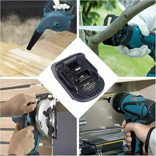 Miniatura 5 de EID Adaptador DM18M para herramienta Makita para batería Dewalt 20 V 60 V, también para Milwaukee M18 18 V convertidor de batería para Makita