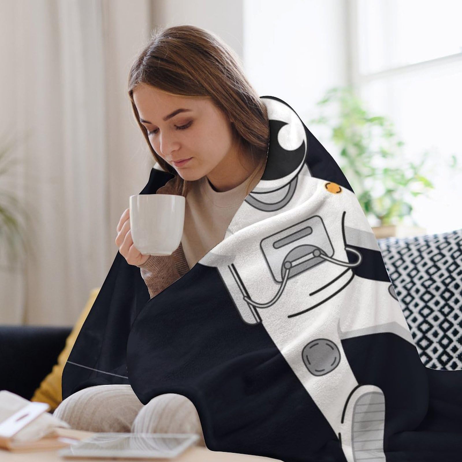 inperf ブランケット　宇宙飛行士 Amazon｜タオルケット 宇宙飛行士 ブランケット もうふ 毛布 夏用