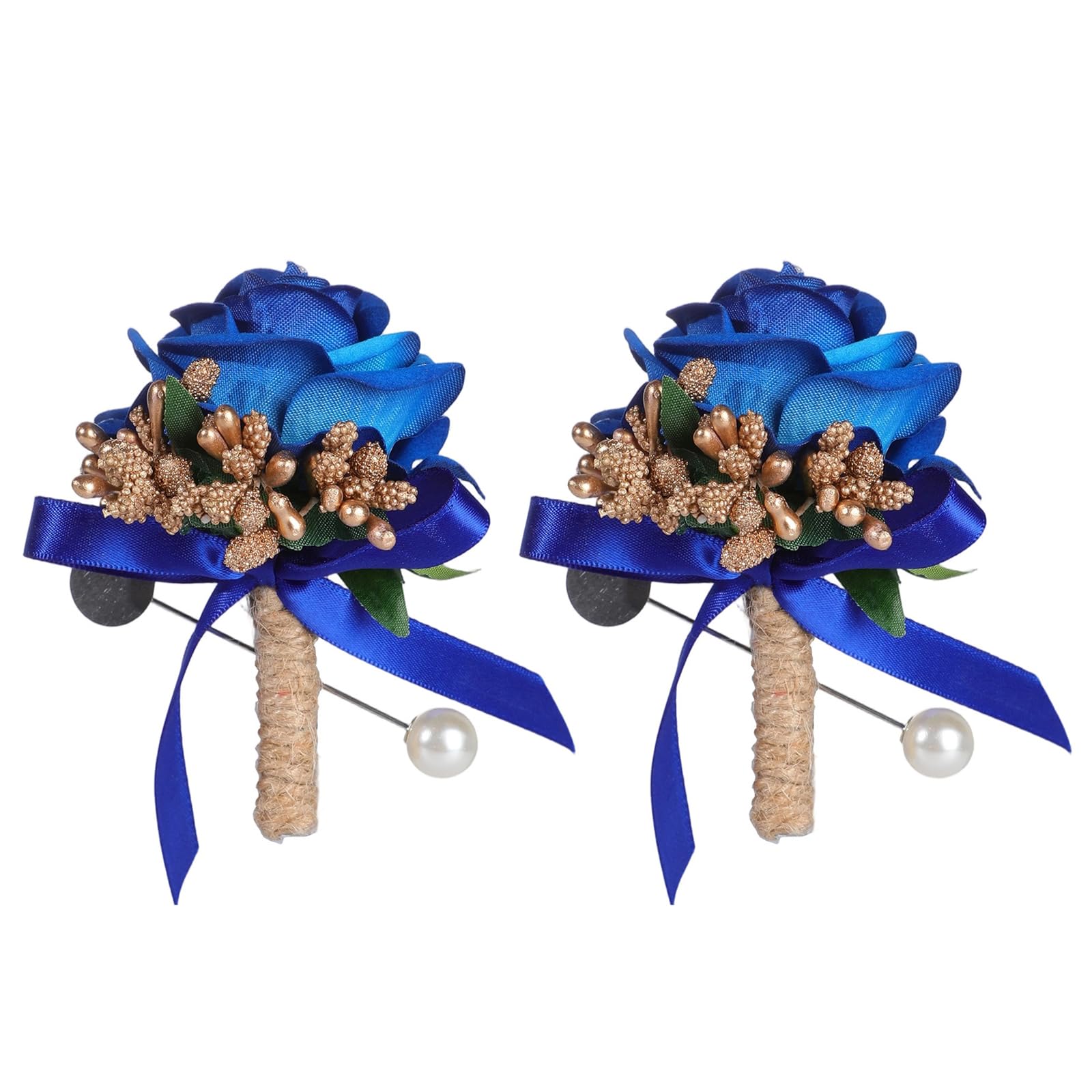 Piceioep Corsage Boutonnieres Artificial Flowers for Bridal Parties and Ceremonies Wedding Boutonnieres