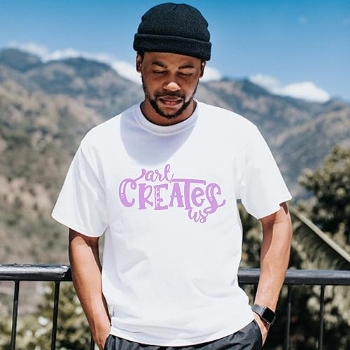 Miniatura 6 de RENLITONG - Vinilo de transferencia de calor UV que cambia de color a la luz solar, rollo de 12 pulgadas por 6 pies, vinilo HTV que cambia de color