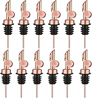 Vista 10 de Pafusen Paquete de 2 Boquillas Vertedoras de Licor, Boquilla Dispensadora de Aceite de Oliva con Volteo Automático, Boquilla Vertedora para Botellas