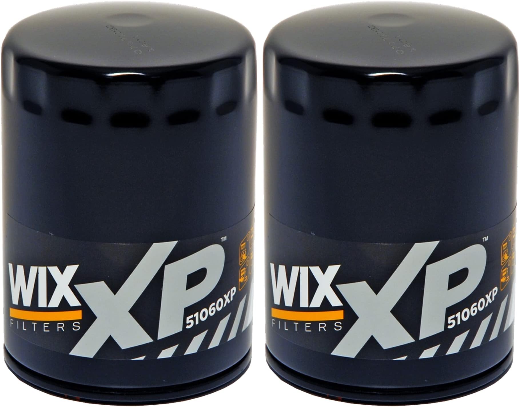 Wix Engine Motor Oil Filter Set Spin-On 2 Pieces For AM General Hummer 6.2 V8