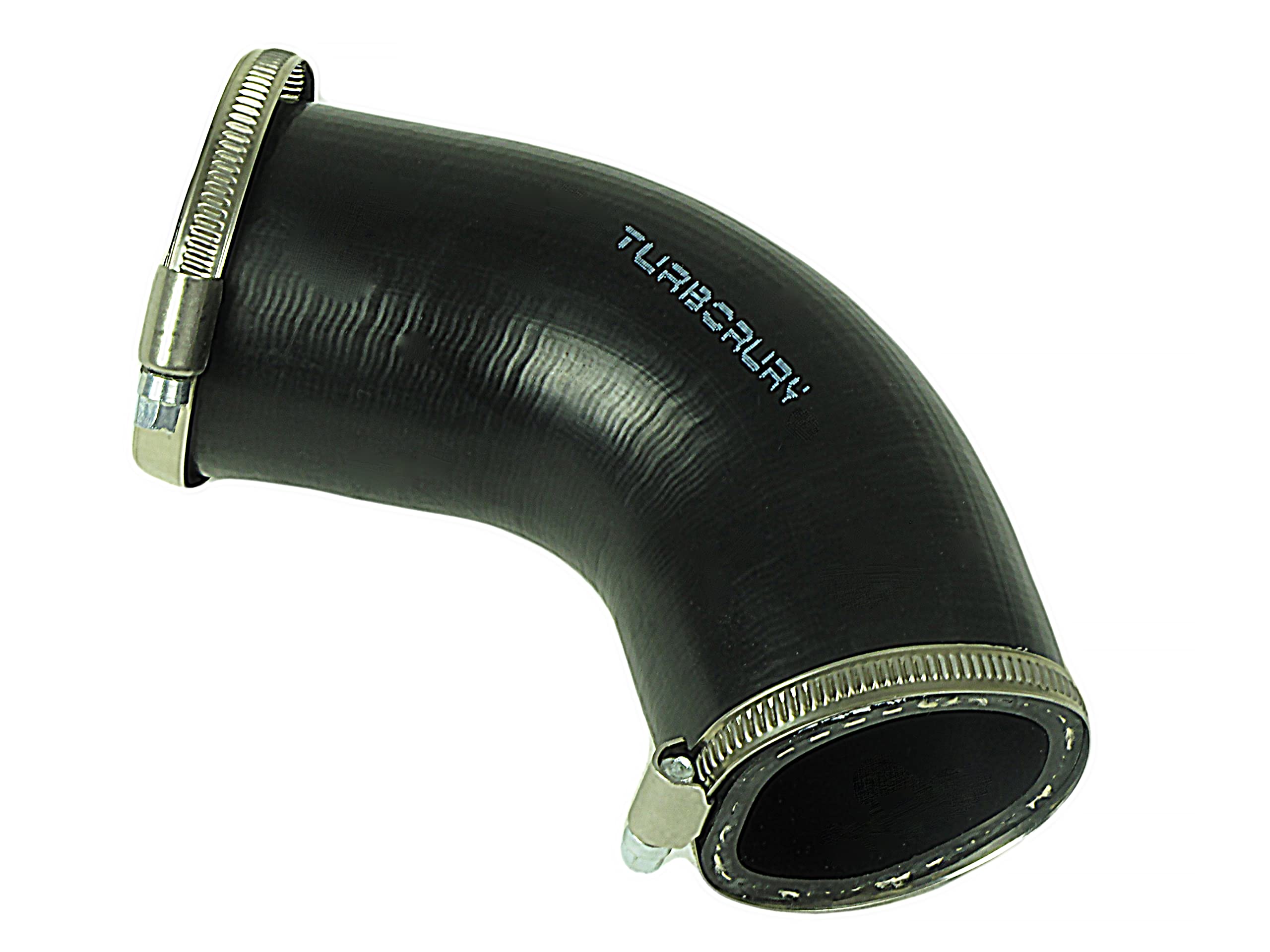 Refroidisseur Intermédiaire Tuyau Remplacement - Compatible avec NISSAN X-TRAIL T30 2.2 Dci - Numéro OE 14463EQ401 - NBR-CR - Gomme Kevlar Renforcé - Diamètre 55/55 mm
