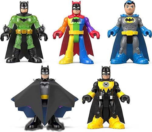 Miniatura 1 de Fisher-Price - Imaginext Batman - 80 aniversario paquete de 5