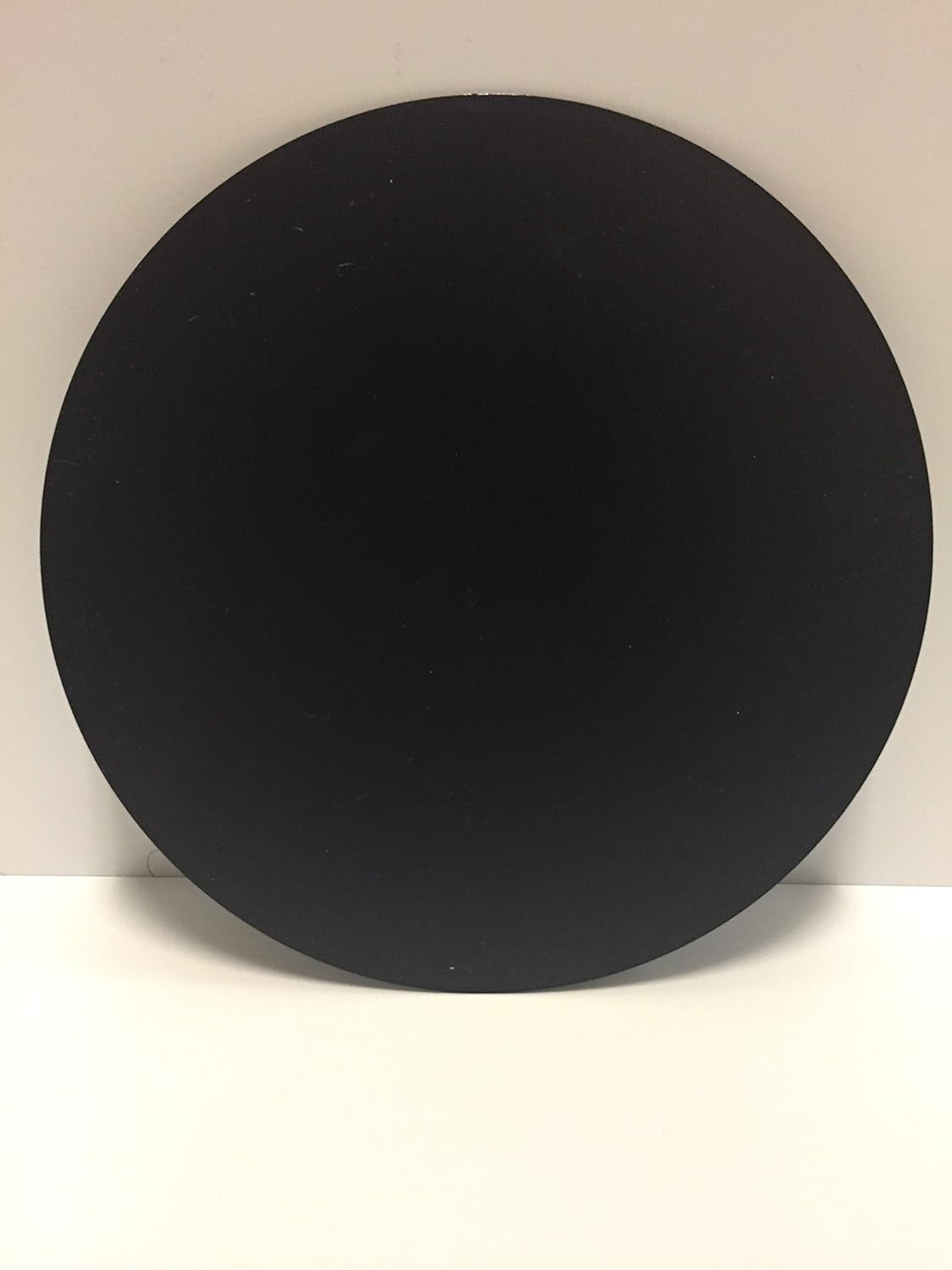 Black Polystyrene Circle 0.020 Thick - Pick Your Diameter (18 Inch)