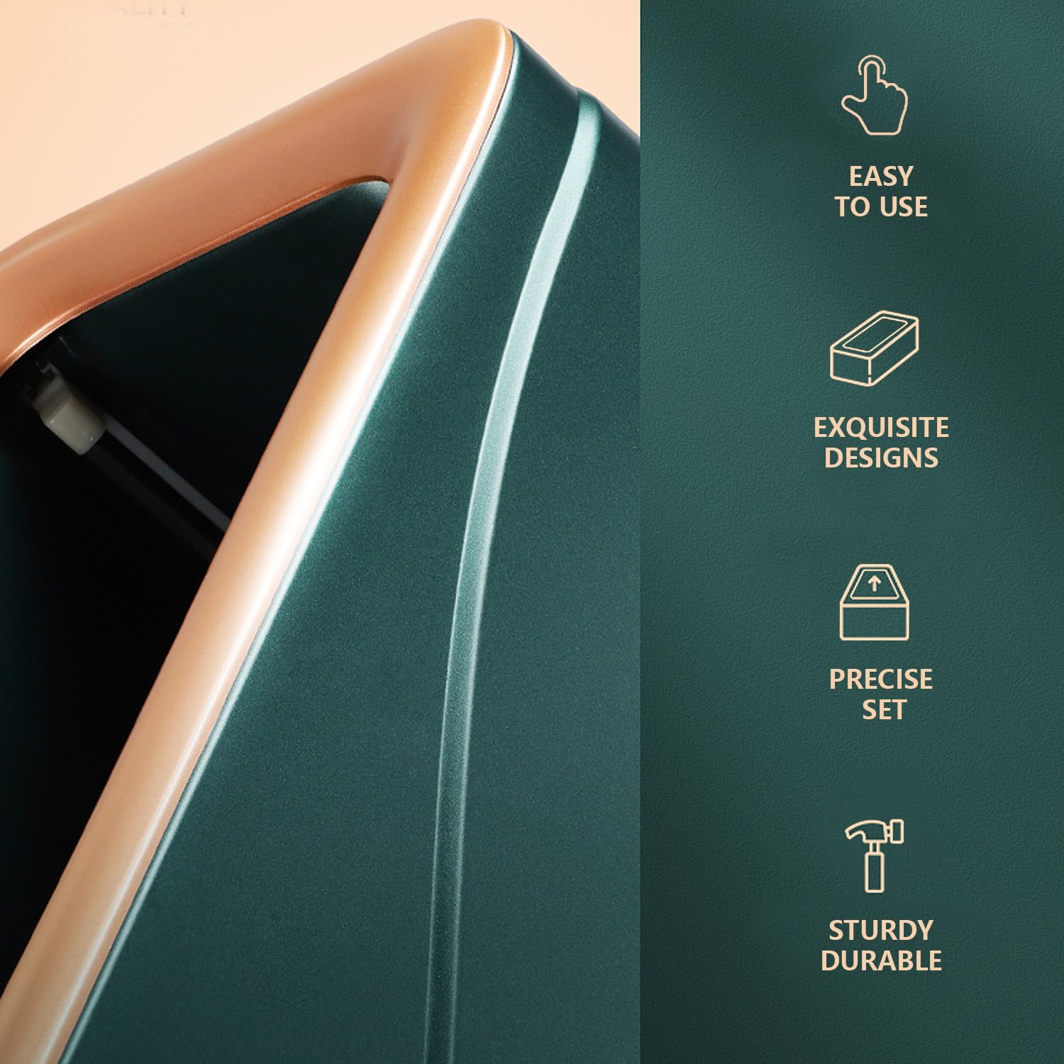 Shoe Covers Dispenser, Automatic Shoe Cover Machine with 200pcs Shoe Cover Disposable Non Slip, Slip on Shoe Covers Dispenser for Indoors, House, Office, Home, Supermarket, Factory, Hotels-Green