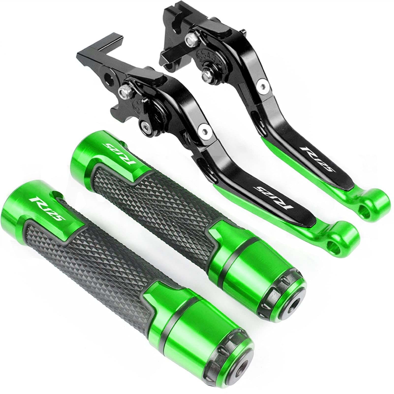 Palanca De Embrague De Freno De Motocicleta + Empuñaduras De Mango De 22MM para Y&amaha YZF R125 YZF-R125 Todos Los Años 2014 2015 2016 2017 2018 2019 (Color : 9)
