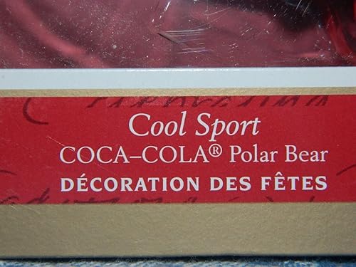 Miniatura 3 de HallmarkTarjeta de felicitación Ornamento Cool Sport Coca Cola oso polar