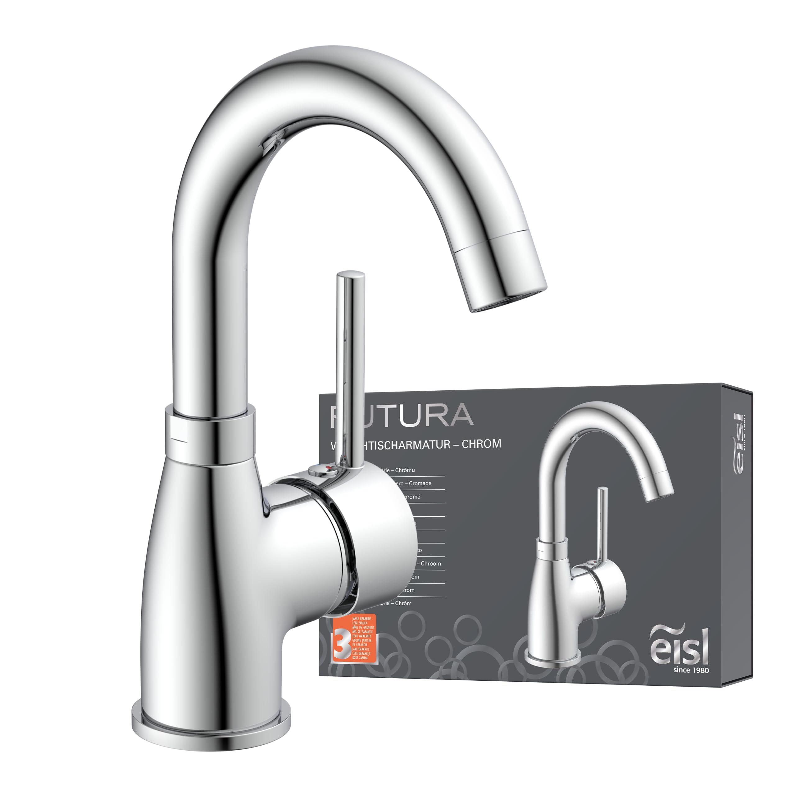 EISL NI075FUTCR Rubinetto del Bagno Futura, Cromo