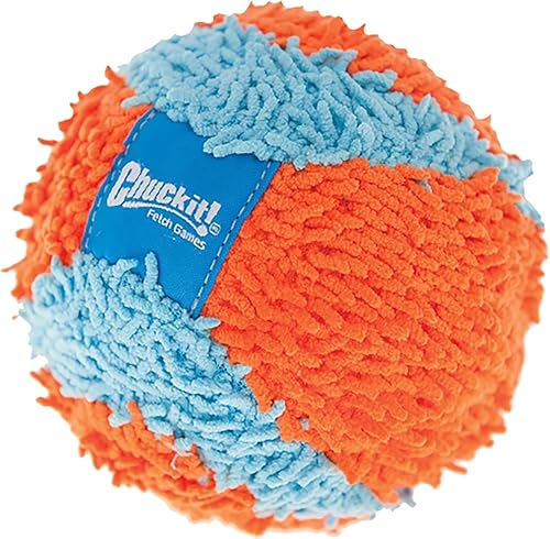 Miniatura 2 de Chuckit! Pelota de búsqueda y juguetes para perros Fumbler para interiores, naranja y azul