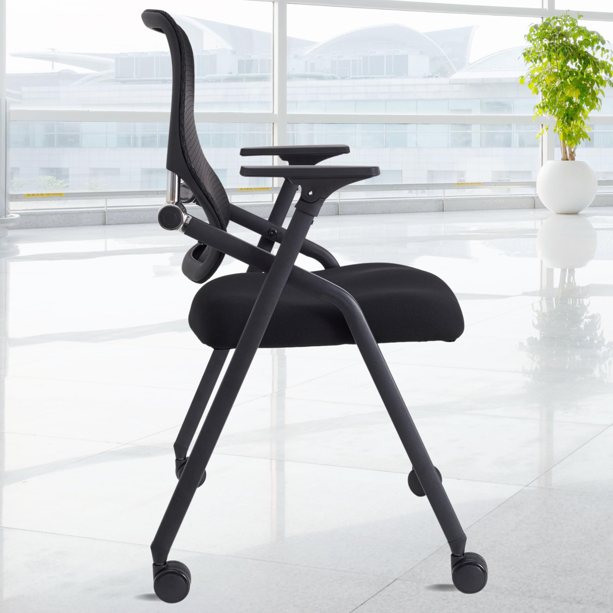 BROBRIYO 10-Pack Stackable Chairs
