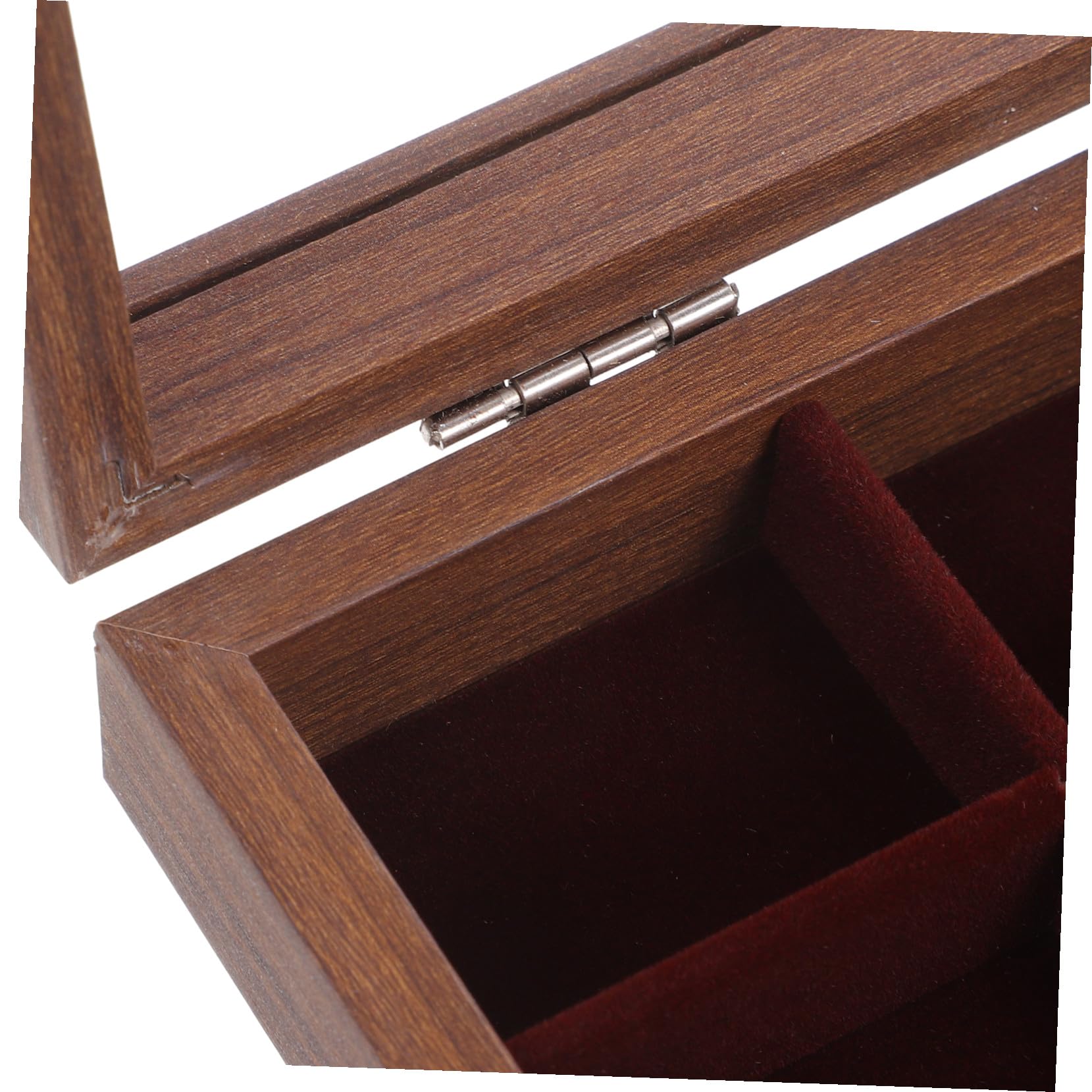 Ipetboom Boîte à Sachets de Thé 30 Compartiments en Verre et Bois Marron avec Couvercle Transparent, Organisateur Élégant pour Rangement Facile la Maison Salle à Manger