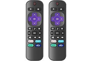 Replace Roku Smart TV Remote Controls - 2-Pack IR Roku TV Controller...