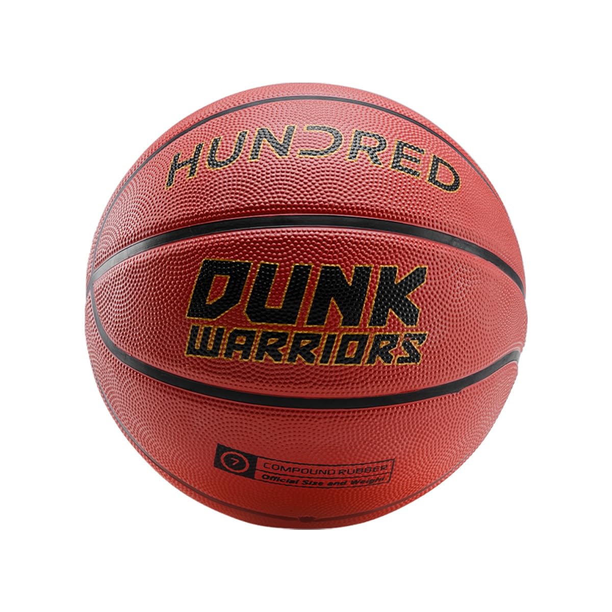 Hundred Dunk Warriors Basketball | ActiveGrip Technology for Better Control and Hold | Suitable for Both Indoor and Outdoor Courts