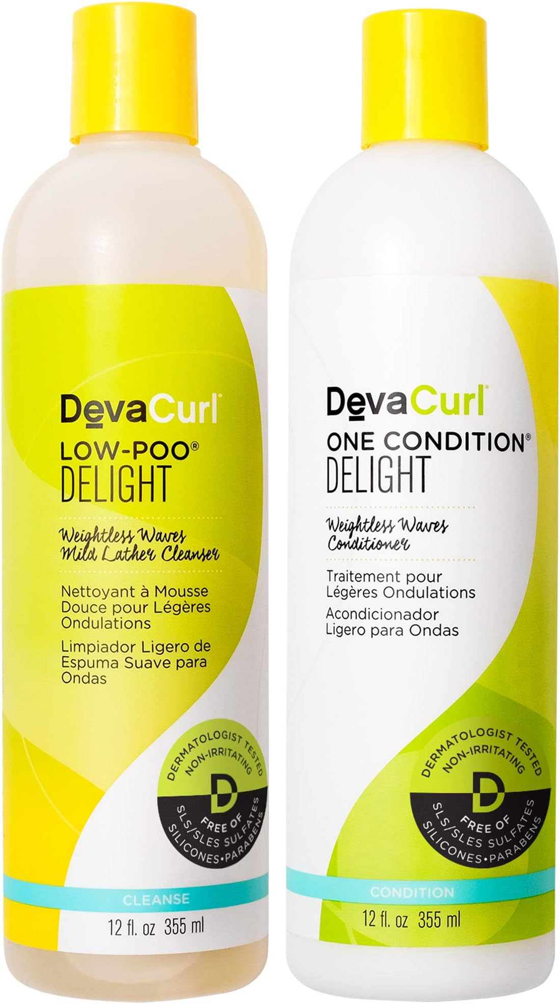 Deva Curl Delight Low-Poo 12 fl oz and One Condition 12 fl oz Duo by DevaCurl