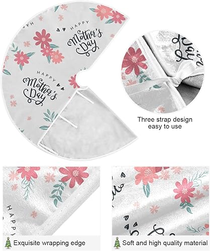 Miniatura 53 de Falda de árbol de Navidad para el día de cumpleaños, falda de árbol de 36 pulgadas para tartas, faldas de árbol de Navidad, tapete de pie de árbol