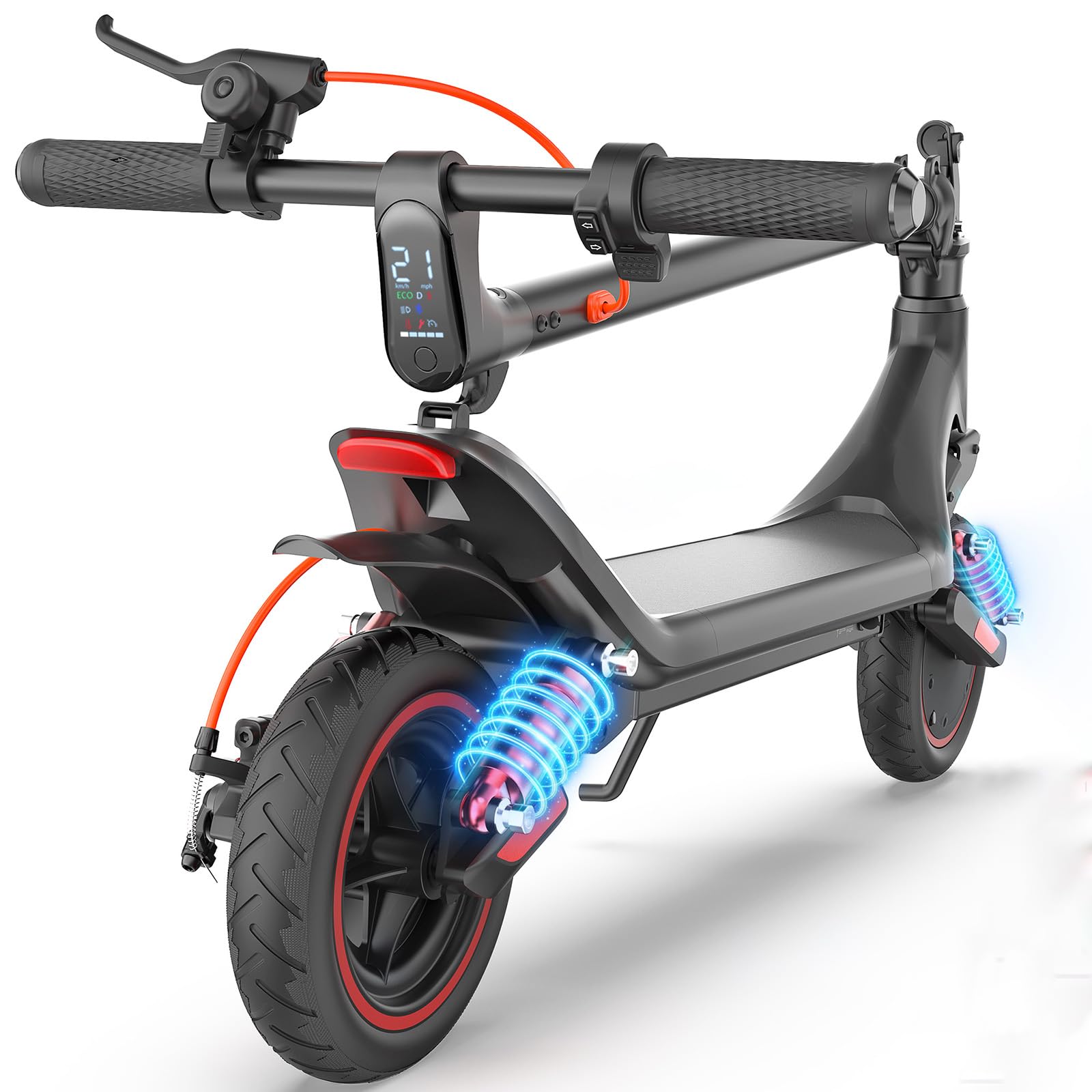 Electric Scooter - Electric Scooter Adults, 1000W/500W Motor, 10''/8.5'' Tires, 28/23/21 Miles, APP Control, Dual Brake, Long Range Electric Scooter for Gift