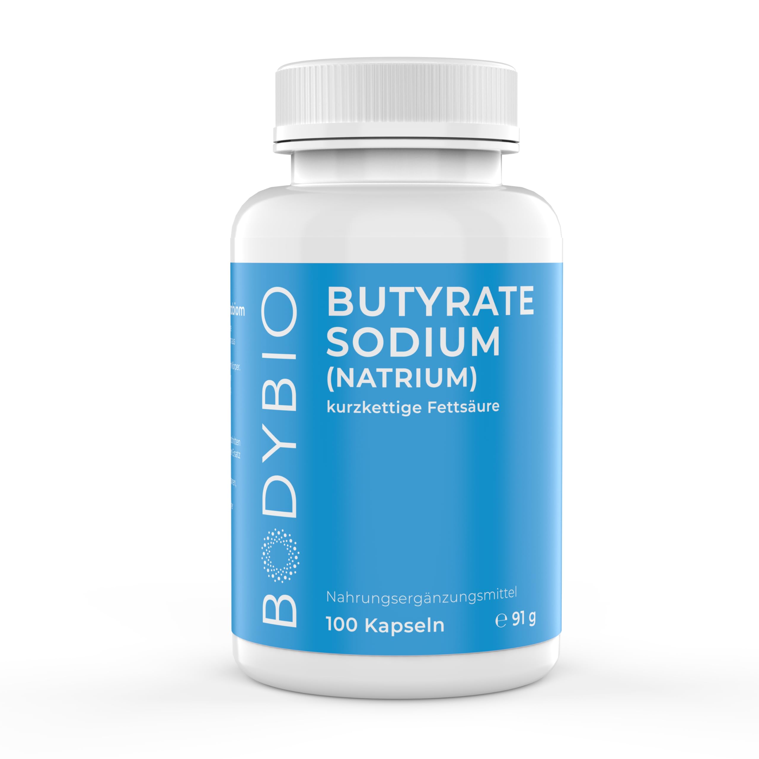 BodyBio Butyrate Sodium (Natrium) 100 Kps 91 g