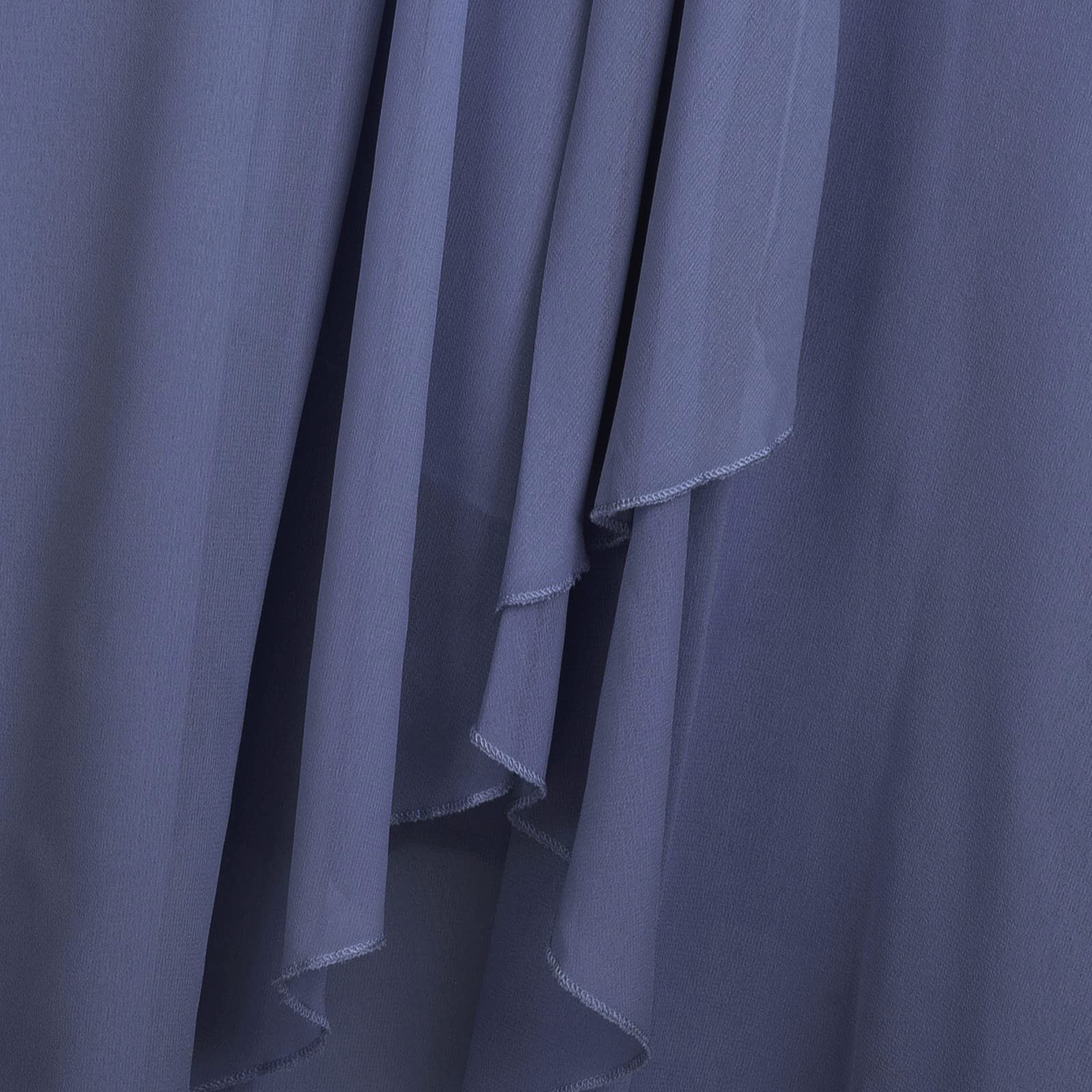 Ansenesna Abendkleider Elegant Für Hochzeit Abendkleid Damen Asymmetrisch Spitze Chiffon Kleider V Ausschnitt Festliche Kleider Frauen Wadenlang Midi Brautjungfernkleid Kurzarm Partykleid
