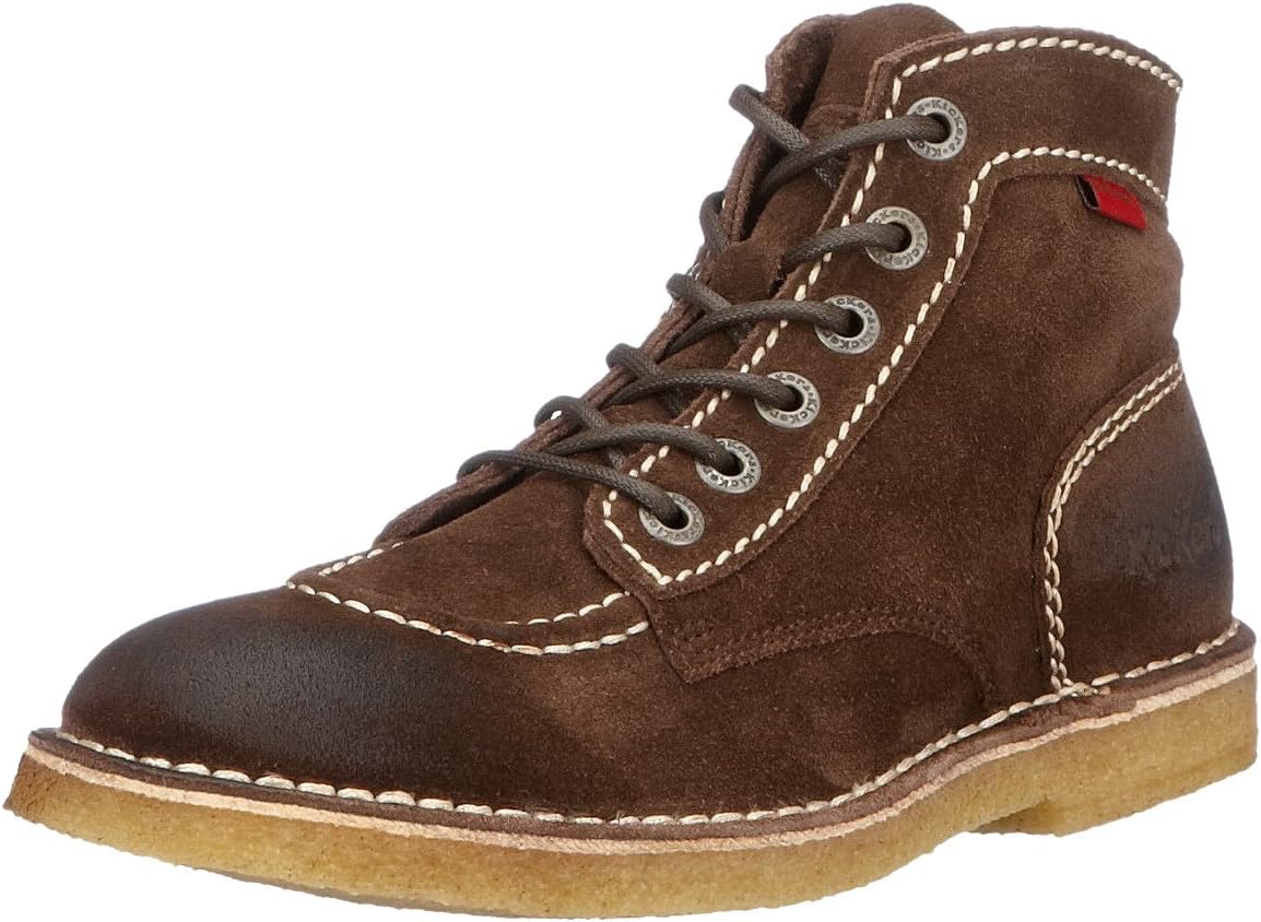 Autre Marque vintage Kickers p boots 38 Dark brown Leather ref