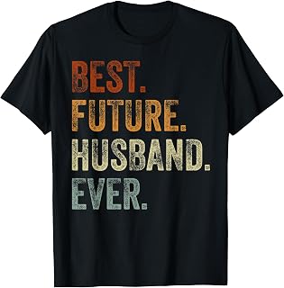 Best Future Husband Ever Retro Vintage, Wedding Announcement T-Shirt